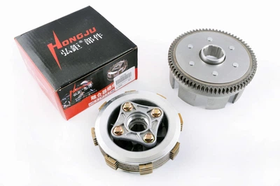 Корзина сцепления (в сборе) 4T CG125 (73 зуба) HONGJU (mod:A)(S-2024)
