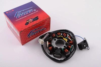Статор генератора 4T GY6 125/150 (10+1 катушек) CYCLER(G-47)