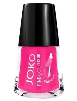 Неоновий лак для нігтів Joko Find Your Color з вінілом 202 Trendy Parrot 10 мл (5903216405711)