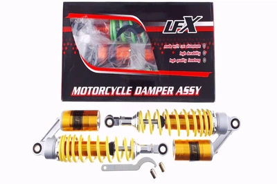Амортизаторы (пара) Delta 330mm, газомасляные (золотистые) KOMATCU (mod.A)(A-1558)
