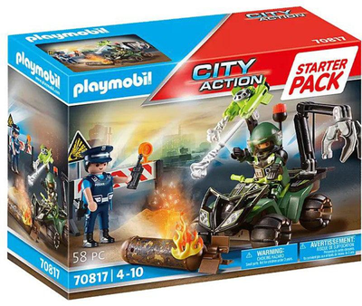 Ігровий набір Playmobil City Action 70 817 Starter Pack Police Training (4008789708175)