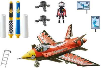 Ігровий набір із фігуркою Playmobil Air Stunt Show Реактивний літак Орел (4008789708328)
