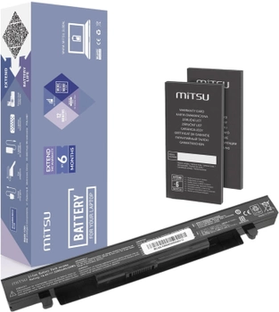 Bateria Mitsu do laptopów Asus X550/A450/F450/K550 14.4V-14.8V 2200 mAh (5902687182886)