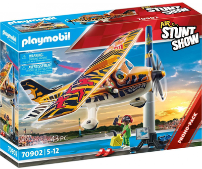 Ігровий набір фігурок Playmobil Air Stunt Show Tiger Propeller Plane (4008789709028)
