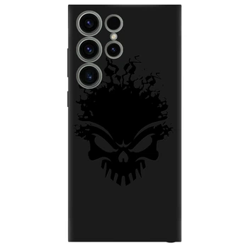 Чехол для Samsung Galaxy S23 Ultra черный матовый soft touch Ugolek (18580050153496301)