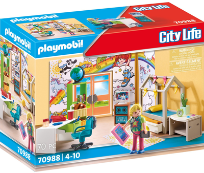 Ігровий набір з фігуркою Playmobil City Life Кімната підлітка (4008789709882)