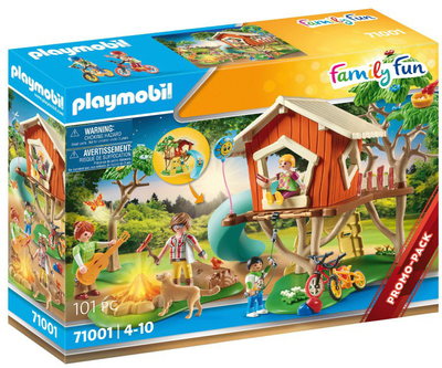 Zestaw figurek do zabawy Playmobil Family Fun Domek na drzewie ze zjeżdżalnią (4008789710017)