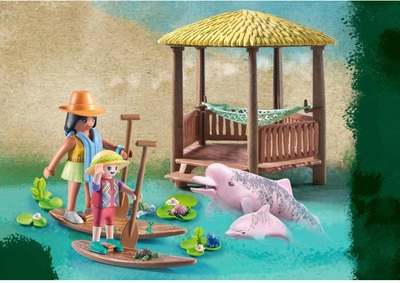 Zestaw figurek do zabawy Playmobil Wiltopia Paddling Tour With The River Dolphins (4008789711434)