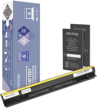 Акумулятор Mitsu для ноутбуків Lenovo IdeaPad G500s/G510s/Z710 14.4V-14.8V 4400 mAh (5903050377762)