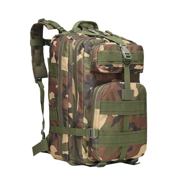 Тактичний штурмовий військовий рюкзак Armour Tactical B45 Oxford 600D (з системою MOLLE) 45 літрів Ліс