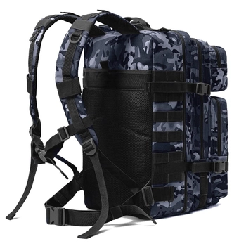 Тактический рюкзак Armour Tactical B1145 Oxford 900D (с системой MOLLE) 45 л Синий мультикам