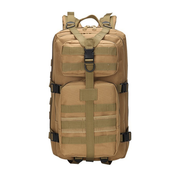 Тактичний штурмовий військовий рюкзак Armour Tactical C35 Oxford 600D (з системою MOLLE) 35 літрів Койот