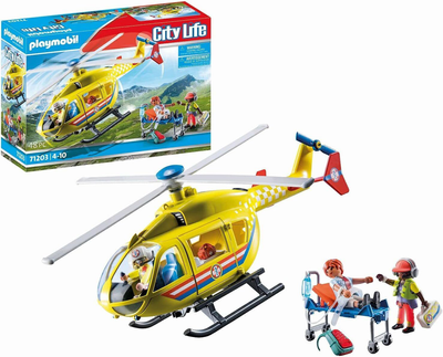Ігровий набір Playmobil City Life 71203 Рятувальний вертоліт (4008789712035)