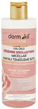 Міцелярна вода для обличчя Dermokil Xtreme з рожевою водою 400 мл (8697916011194)