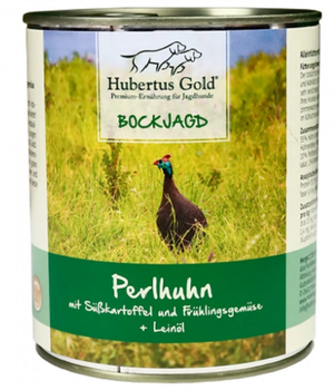 Консерви для собак Hubertus Gold Цесарка з бататом, 800 г