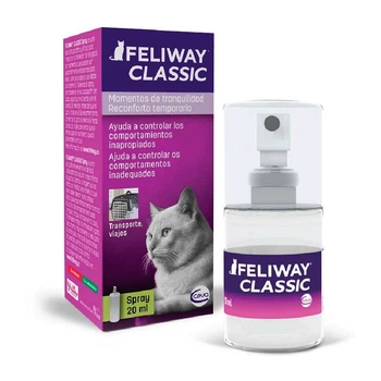 Ceva Feliway Classic Фелівей Класік) спрей – заспокійливий засіб для котів під транспортування, 20 мл