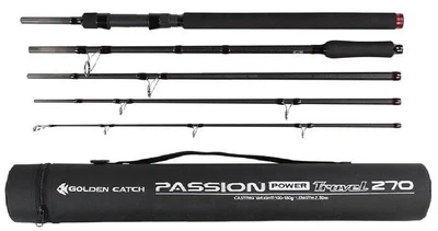 Спиннинг Golden Catch Passion Power Travel 2.70м 100-180г (в тубусе)