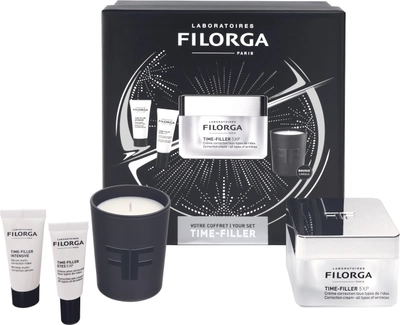 Набір Filorga Time-filler 5XP Крем 50 мл + Філер Eyes 4 мл + Філер Intensive 7 мл + Свічка (3540550014623)