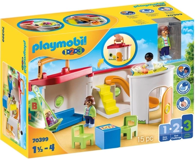 Ігровий набір фігурок Playmobil 1.2.3 Портативний дитячий садок (4008789703996)