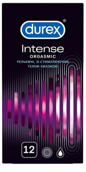 Презервативи Durex Intense Orgasmic 12 шт (8428076000496)
