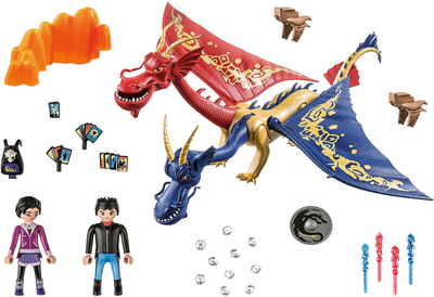 Ігровий набір фігурок Playmobil Dragons The Nine Realms Wu and Wei with Jun (4008789710802)