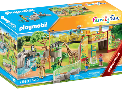 Ігровий набір фігурок Playmobil Family Fun Пригода у зоопарку (4008789711908)