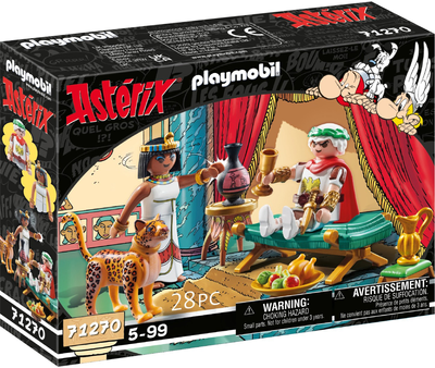 Zestaw figurek do zabawy Playmobil Asterix Cesarz i Kleopatra (4008789712707)