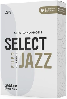 Трости для альт-саксофона D'Addario ORGANIC SELECT JAZZ - ALTO SAX FILED 2M - 10 PACK