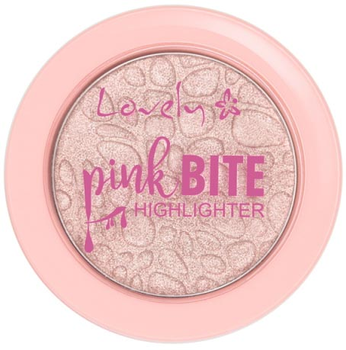 Rozświetlacz do twarzy Lovely Pink Bite Highlighter 1 szt (5901801639817)
