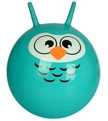 М'яч для фітнесу (фітбол) дитячий Profi SP 0483-2 з ріжками 45 см бірюзовий (Cова)