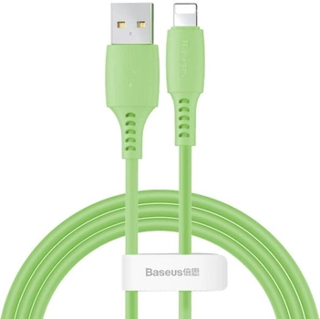 Kabel Baseus Colourful Cable USB For IP 2.4A 1.2 m Zielony (CALDC-06)