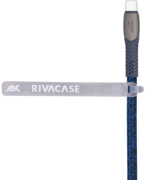 Kabel RIVACASE USB Type-C PS6105 BL12 Niebieski