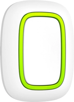 Bezprzewodowy przycisk alarmowy Ajax Button Biały (000014729)