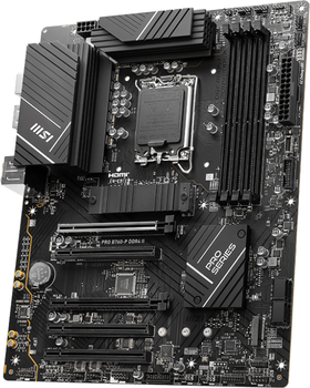 Материнська плата MSI PRO B760-P DDR4 II (s1700, Intel B760, PCI-Ex16)