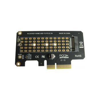 Контроллер Dynamode M.2 SSD NVMe M-Key to PCI-E 3.0 x4/ x8/ x16, full profile br (PCI-Ex4- M.2 M-key)