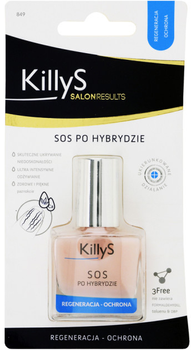 Кондиціонер для нігтів KillyS Salon Results SOS після гібридного нарощування 10 мл (3031449638490)