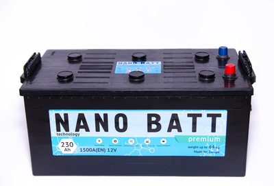 Аккумулятор NANO BATT Premium - 230 (евробанка) (1500 пуск)2020!!!