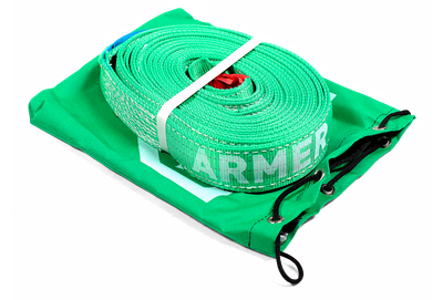Трос буксировочний 8т 5 м *75ММ зелений ARMER [ARM-85]