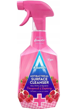 Антибактериальное моющее средство Astonish Antibacterial Surface Cleanser "Гранат и Малина", 750 мл