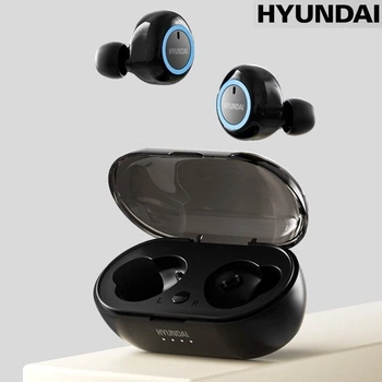 Бездротові навушники HYUNDAI Bluetooth 5.2 TWS Black (732369371261)
