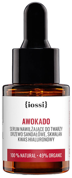 Serum Iossi Awokado nawilżające do twarzy z kwasem hialuronowym 10 ml (5907222501146)
