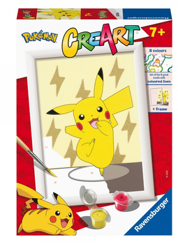 Malowanie po numerach Ravensburger CreArt Pokemon 13 x 18 cm (4005556202416)