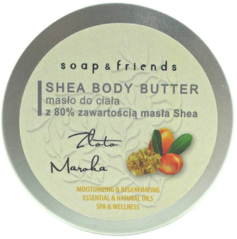 Masło do ciała Soap and Friends Shea Body Butter 80 % złoto maroka 200 ml (5903031203134)