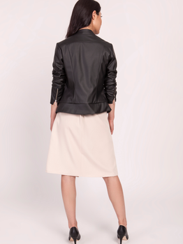 Куртка зі штучної шкіри жіноча Lanti Kr103 36 Чорна (5904252703359)