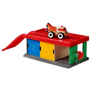 Гараж с эвакуатором IKEA ЛИЛЛАБУ, синий, желтый, красный, 201.714.73