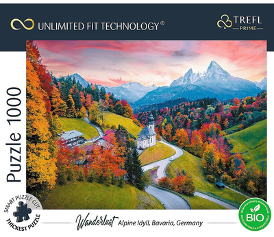 Пазл Trefl Біля підніжжя Альп Баварія Німеччина 68 x 48 см 1000 деталей (5900511107036)