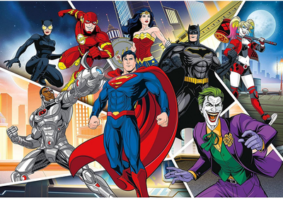 Puzzle Clementoni Super color Dc Comics Justice 48.5 x 33.5 cm 104 elementów (8005125257225)