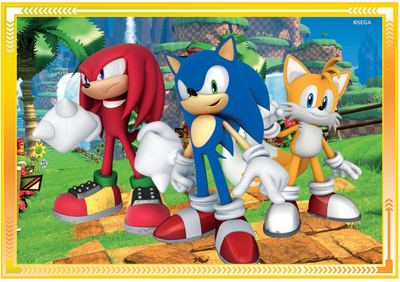 Zestaw puzzli Clementoni Super Kolor Sonic Hedgehog 19 x 14 cm 72 elementy (8005125215225)