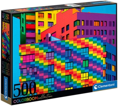 Puzzle Clementoni Color Boom Square 49 x 36 cm 500 elementów (8005125350940)
