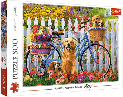 Puzzle Trefl Przygodowe dla psów 58 x 34 cm 500 elementów (5900511374506)